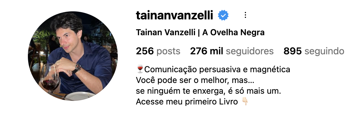 Estatísticas do Instagram: 274 mil seguidores